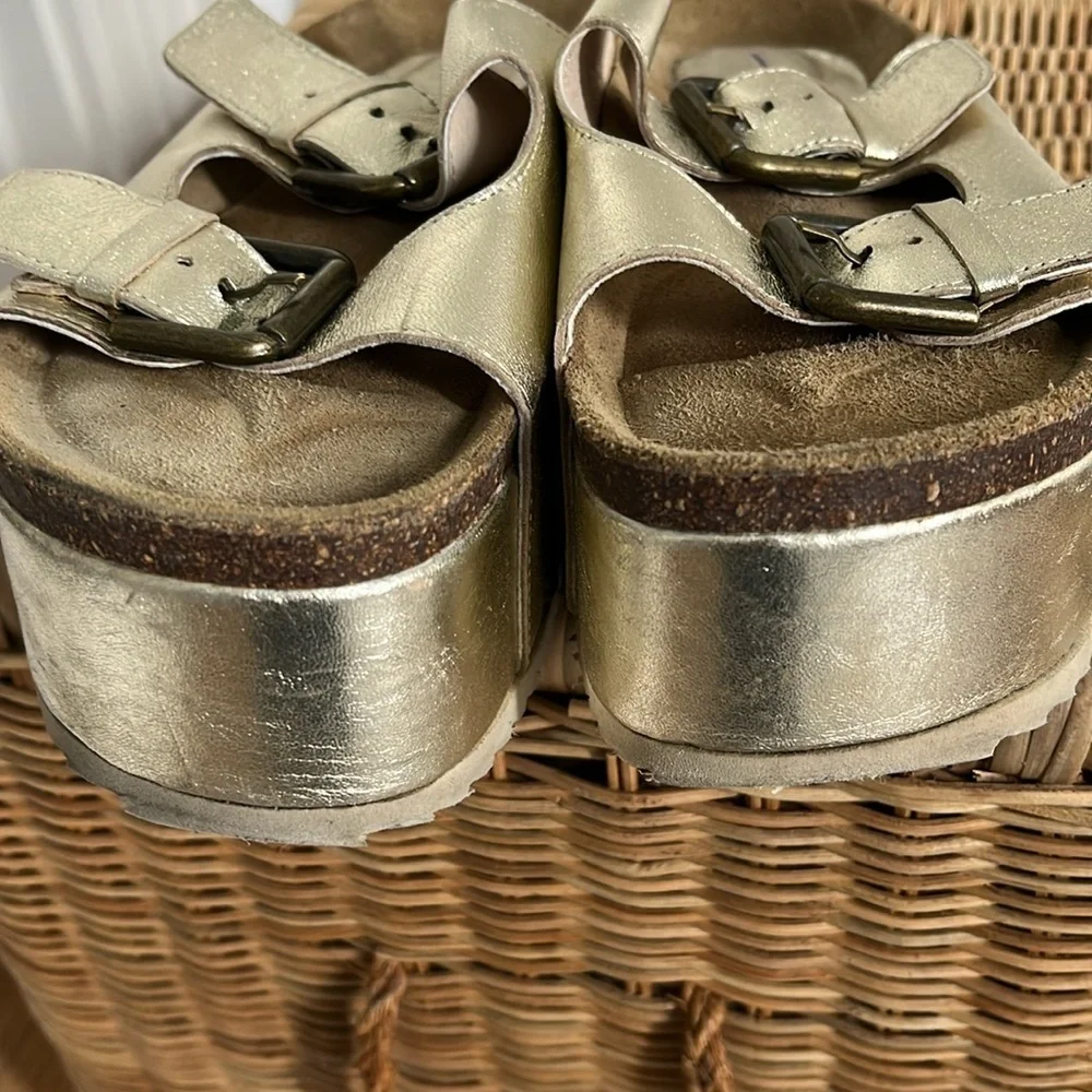 Anthropologie x Intentionally Blank Flatform Sandals Size 7